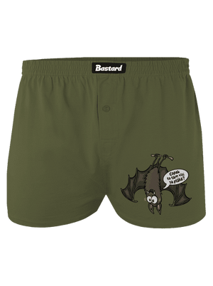Visící netopýr pánské trenky Khaki