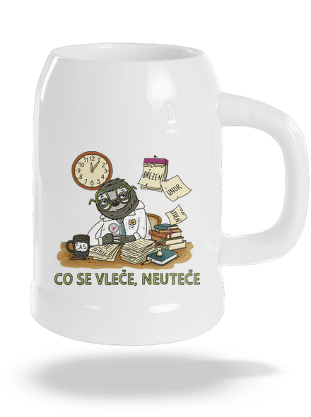 Co se vleče, neuteče půllitr White