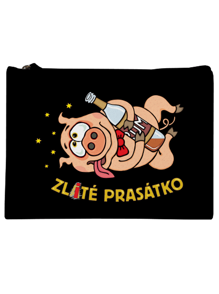 Zlité prasátko taštička Black