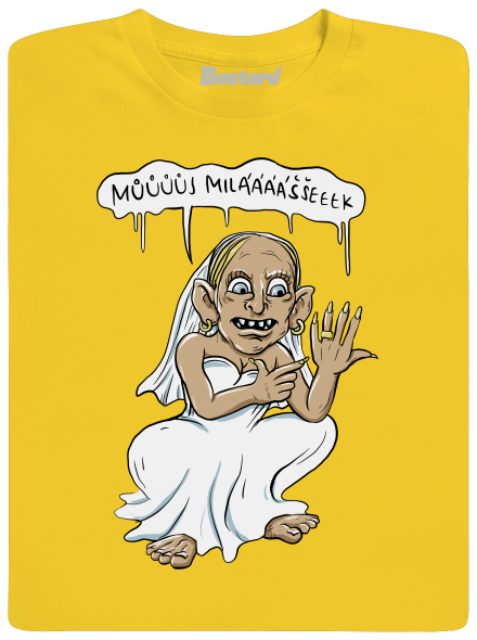 Snubní milášek pánské tričko Gold