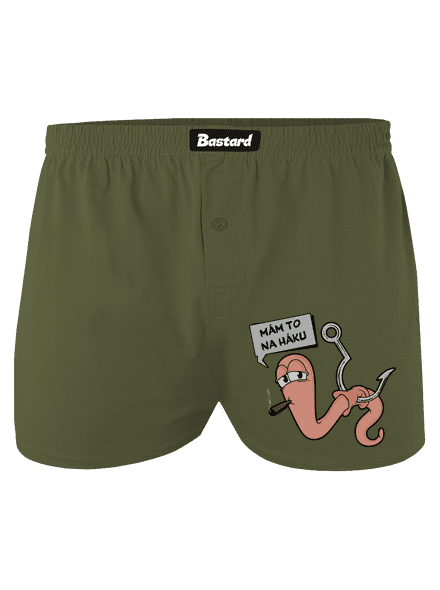 Na háku pánské trenky Khaki