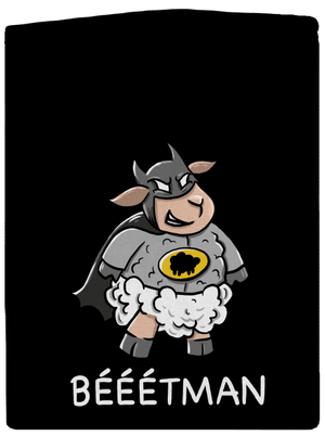 Bééétman pánská mikina na zip Black