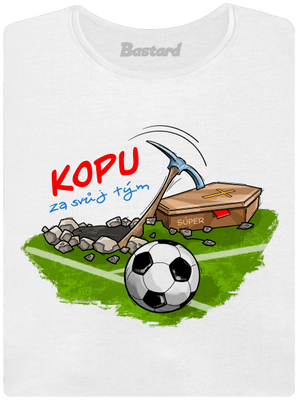 Kopu za svůj tým dámské tričko s lemem White