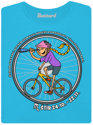 Cyklistický horoskop: Štír dámské tričko Blue Atol