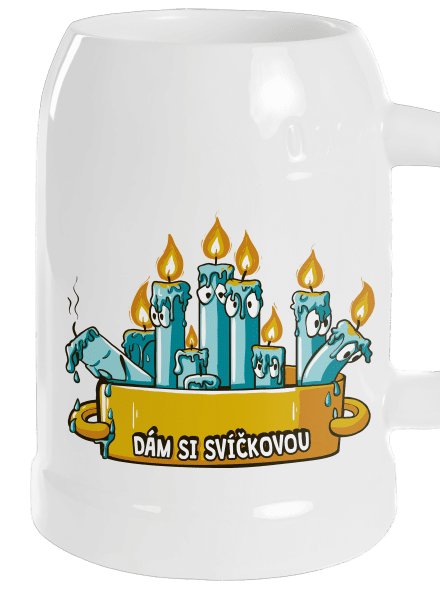 Svíčková půllitr White