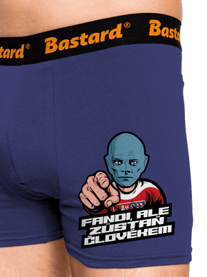 Fandi, ale zůstaň Fantomasem boxerky Blue Navy