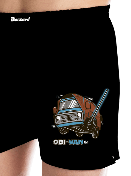 Obi-Van pánské trenky Black