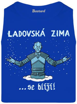 Ladovská zima se blíží pánské tílko Royal Blue