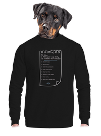 unisex mikina bez kapuce