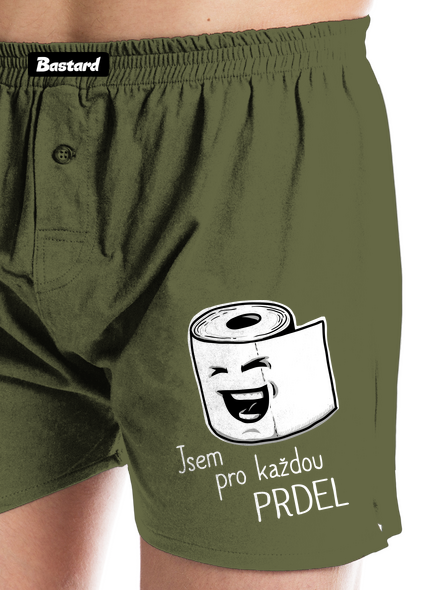 Prdel pánské trenky Khaki