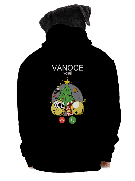 Vánoce volají pánská mikina na zip Black