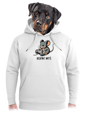 Herní myš unisex mikina premium Snowwhite