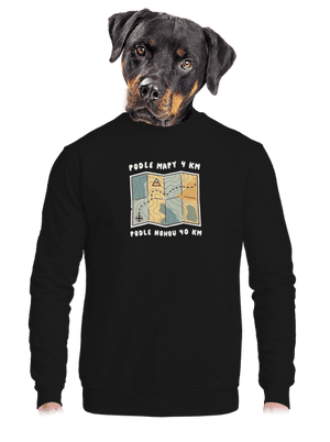 unisex mikina bez kapuce