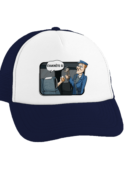 Cvakněte si kšiltovka truckerka French Navy cap