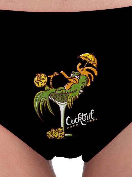 Cocktail dámské kalhotky Black