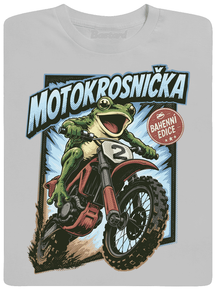 Motokrosnička pánské tričko Pacific Grey