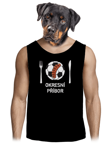 Okresní příbor pánské tílko Black