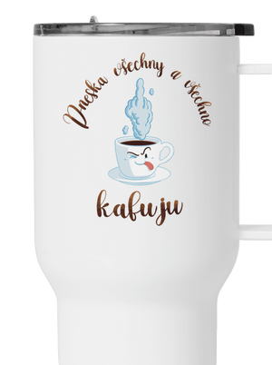 Všechno kafuju termohrnek White