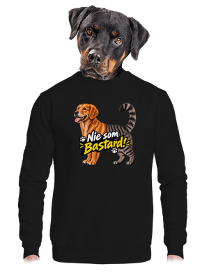 unisex mikina bez kapuce