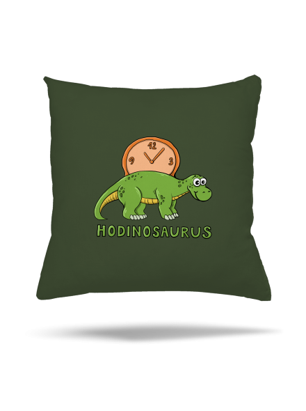 Hodinosaurus polštář Olive Green