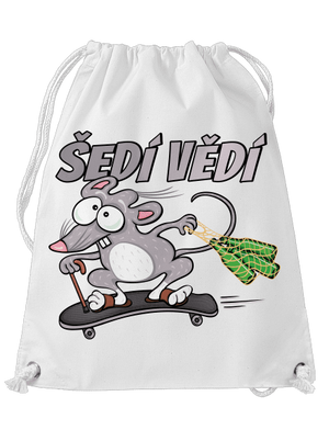 Šedí vědí - myšák vak White
