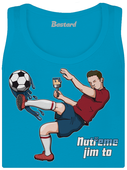 Natřeme jim to - Fotbal dámské tílko klasické Blue Atol