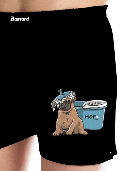 Mops pánské trenky Black