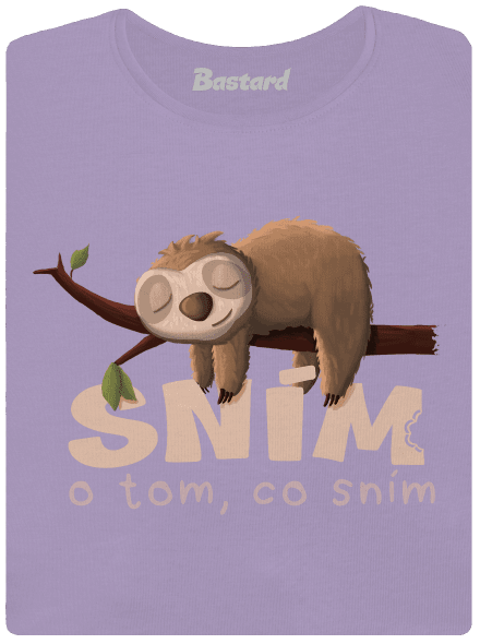 Sním o tom, co sním dámské tričko s lemem Lavender