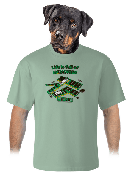 Uchováno v paměti unisex tričko oversized Sage