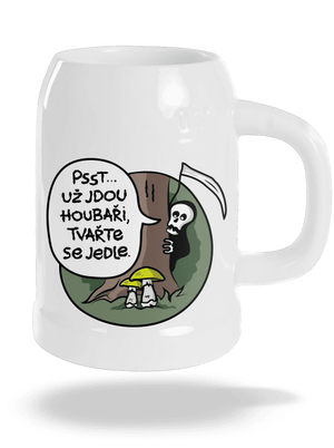 Muchomůrky zelené půllitr White