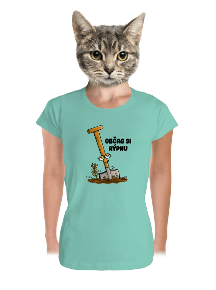 Občas si rýpnu dámské tričko premium Mint Mal