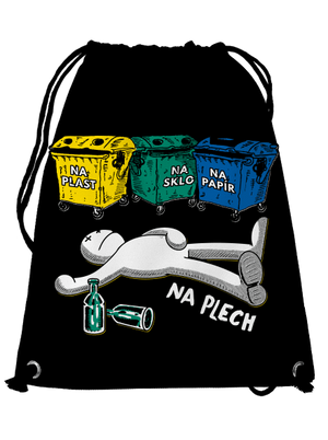 Tříděný odpad vak Black