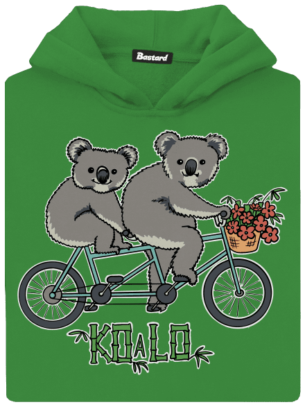 Koalo dětská mikina klokanka Kelly Green AWD