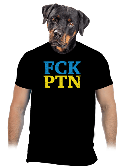 Ukrajina - FCK PTN pánské tričko Black