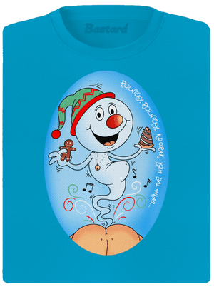 Vánoční duch dámské sportovní tričko Blue Atol