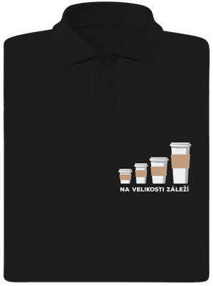 Na velikosti záleží pánská polokošile Black