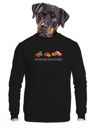 unisex mikina bez kapuce