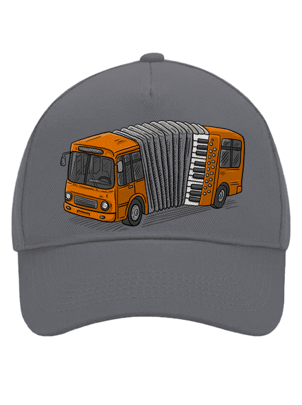 Harmonika kšiltovka baseballka Graphite grey