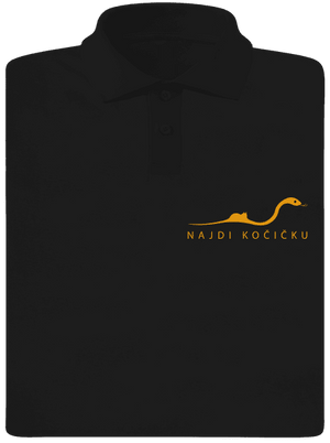 Najdi kočičku pánská polokošile Black