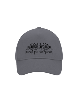 Cimrman: Debil, blbeček kšiltovka baseballka Graphite grey