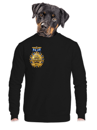 unisex mikina bez kapuce