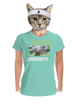 B18: Bába pod kořenem dámské sportovní tričko Mint Mal