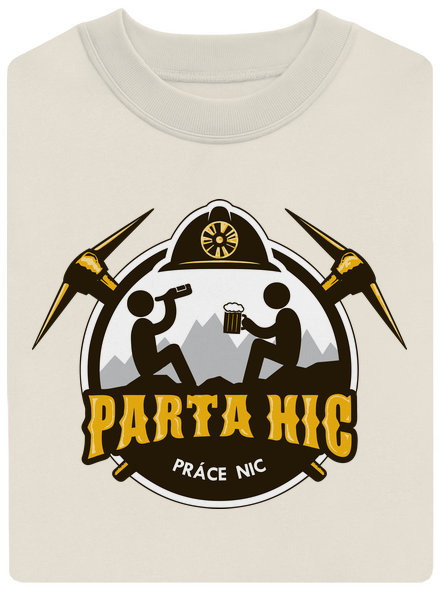 Parta hic unisex mikina bez kapuce Off White