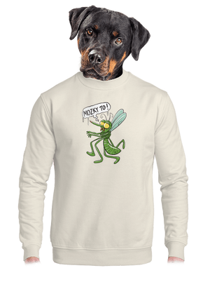 unisex mikina bez kapuce