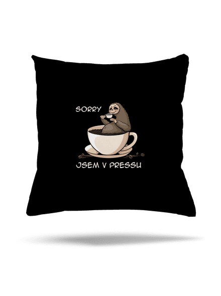 V pressu polštář Black