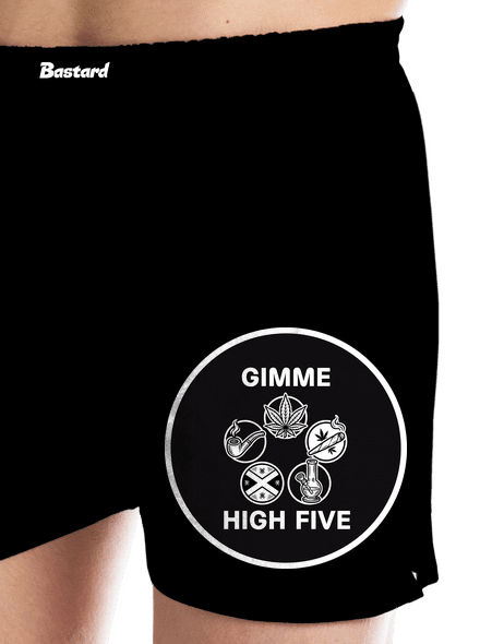 Gimme high five pánské trenky Black