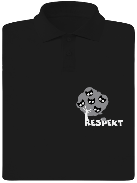 Respekt pánská polokošile Black