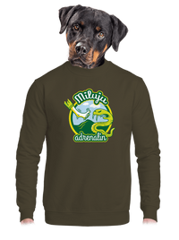 unisex mikina bez kapuce