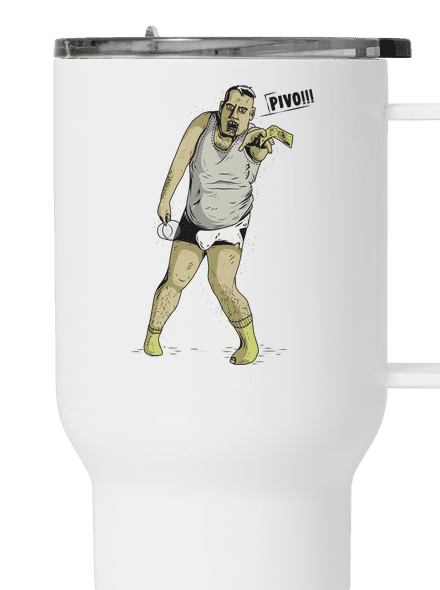 Beer zombie termohrnek White