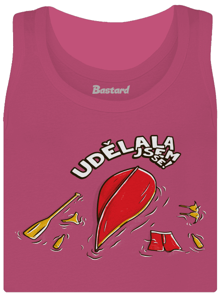 Udělal jsem se dámské tílko klasické Magenta